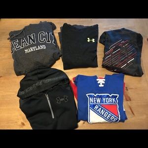 Five youth LG hoodies